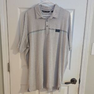 Travis Mathew Light Gray Polo Shirt